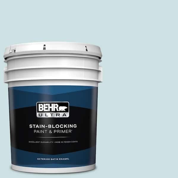 BEHR ULTRA 5 gal. #S450-1 Beach Foam Satin Enamel Exterior Paint & Primer