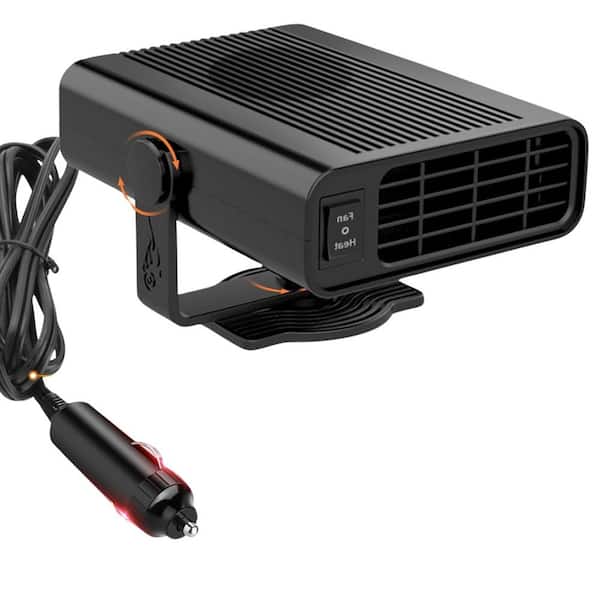 Vrbgify 2 in 1 200 W Electric Portable Car Heater with Auto Heating and Defrost Defogger 360° for Car, Vehicle
