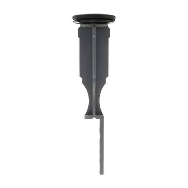 Kitchen Garbage Disposal Drain Stopper in Matte Black - Danco