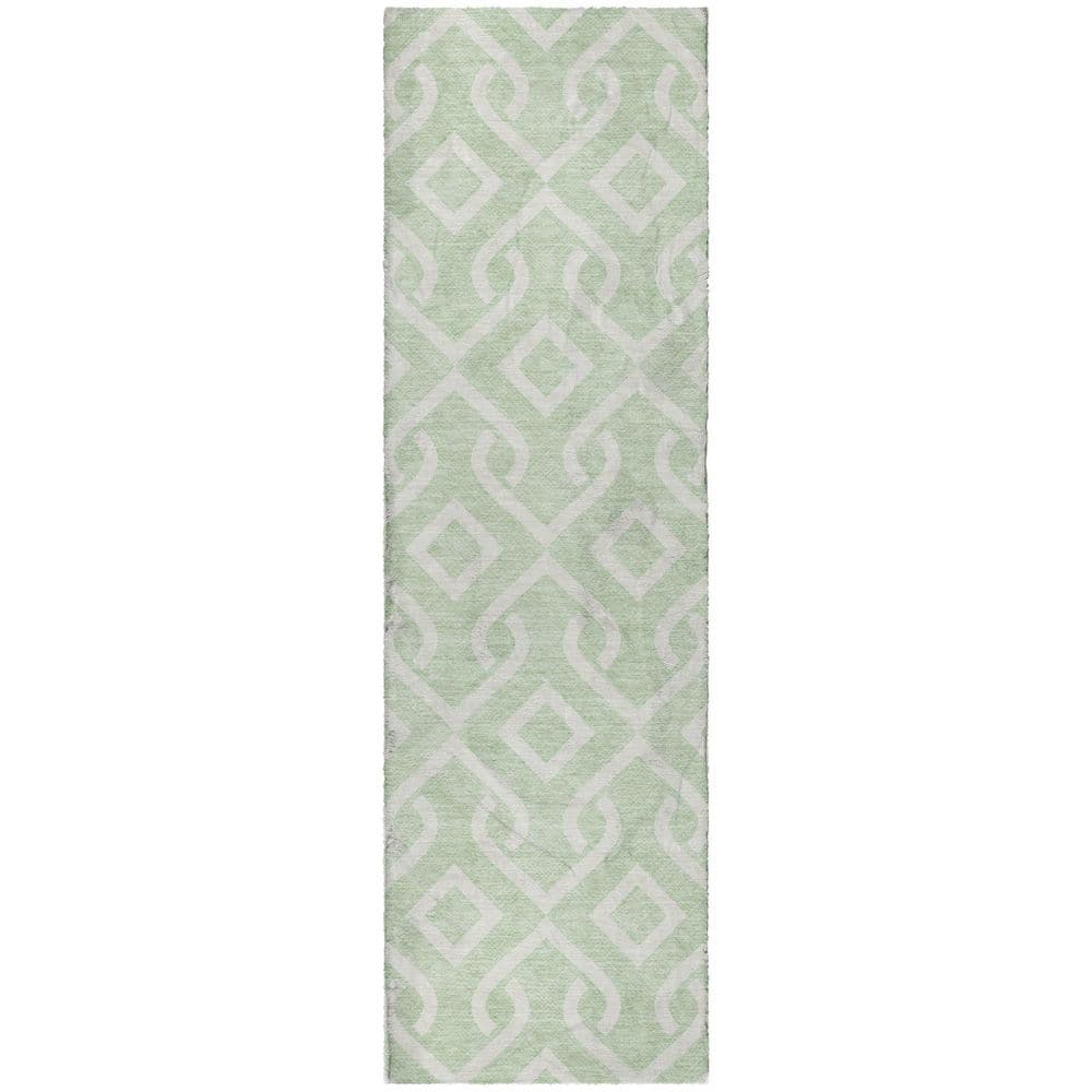 Dream Shag Premium Machine Washable Abstract ADS621 Mint 2 ft. x 7 ft. Runner Rug price history on PriceWatchPro