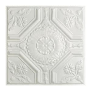 Rochester 2 ft. x 2 ft. Lay-In Tin Ceiling Tile in Gloss White (20 sq. ft./case)