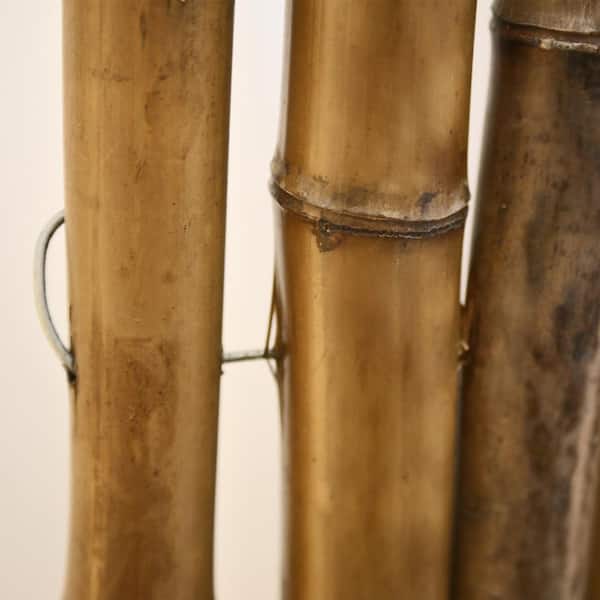 4 ft. H x 8 ft. W Caramel Brown Bamboo Fencing Garden Fence Panel