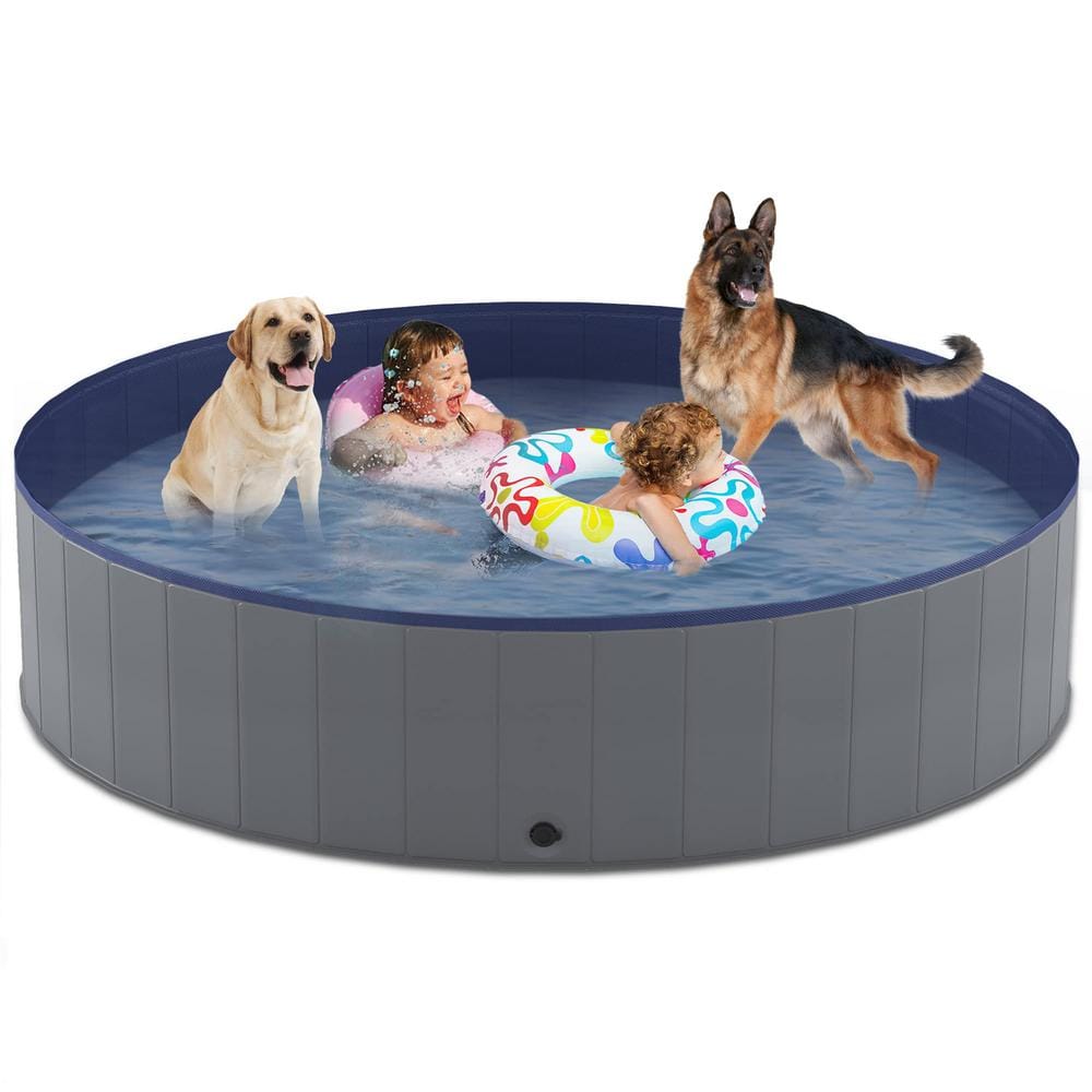  Rypet Pet Pool Cover Foldable Round Dog Swimming Pool