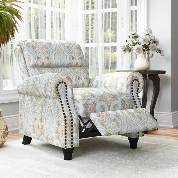 Patterned fabric online recliners