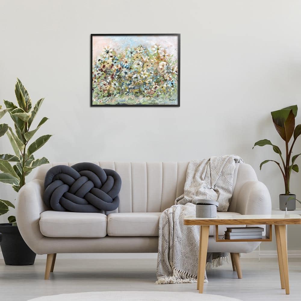 Bold Garden Blooms by Roy Ebert Black Framed Nature Giclee Art Print 24 in. x 30 in. price history on PriceWatchPro