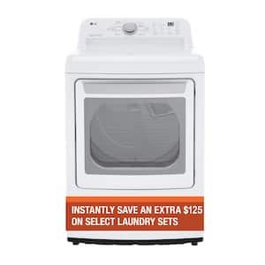 7.3 Cu. Ft. Vented Electric Dryer in White with Sensor Dry Technology