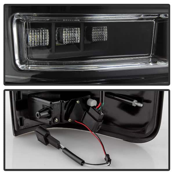 Spyder Auto Ford F150 Styleside 04-08 (Not Fit Heritage & SVT) Version 2  Light Bar LED Tail Lights - Black 5084170 - The Home Depot