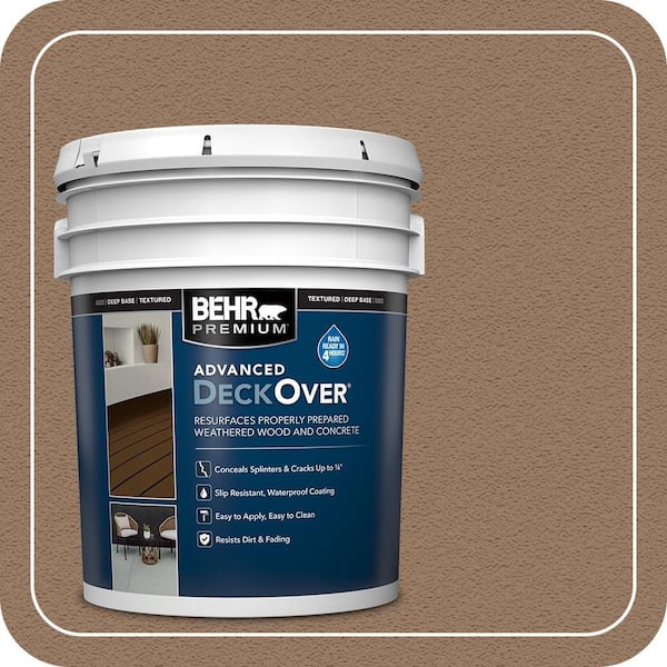 5 gal. #PFC-19 Pyramid Textured Solid Color Exterior Wood and Concrete Coating