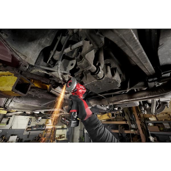 Milwaukee - M12 FUEL 12V 3 in. Lithium-Ion Brushless Cordless Cut Off Saw Kit with One 4.0 Ah Battery Charger and Bag