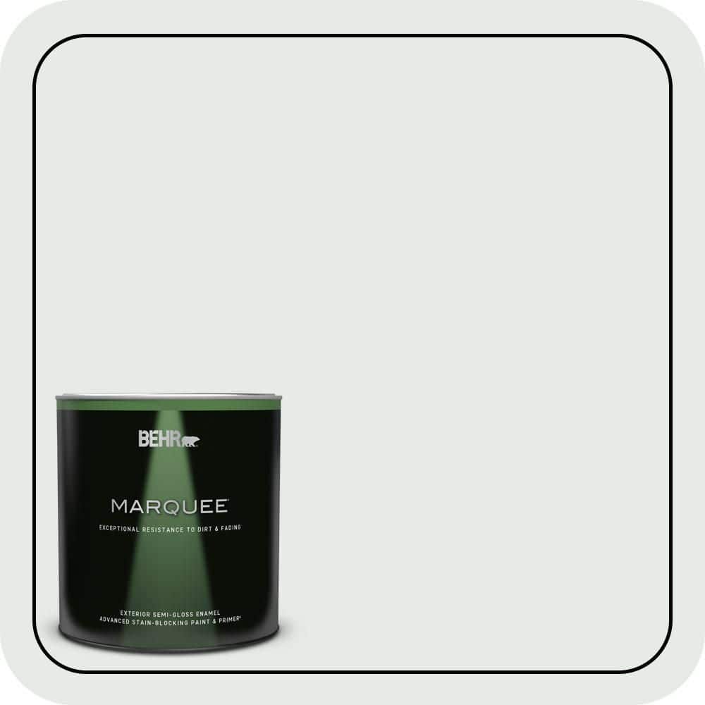 1 qt. #BL-W08 Frothy Surf Semi-Gloss Enamel Exterior Paint & Primer price history on PriceWatchPro