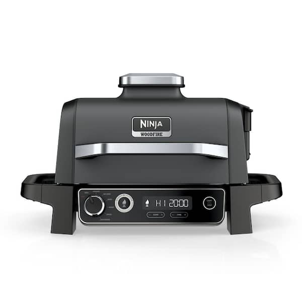 NINJA OG701 Woodfire Outdoor Grill & Smoker, 7-in-1 Master Grill, BBQ Smoker and Air Fryer in Gray - 2