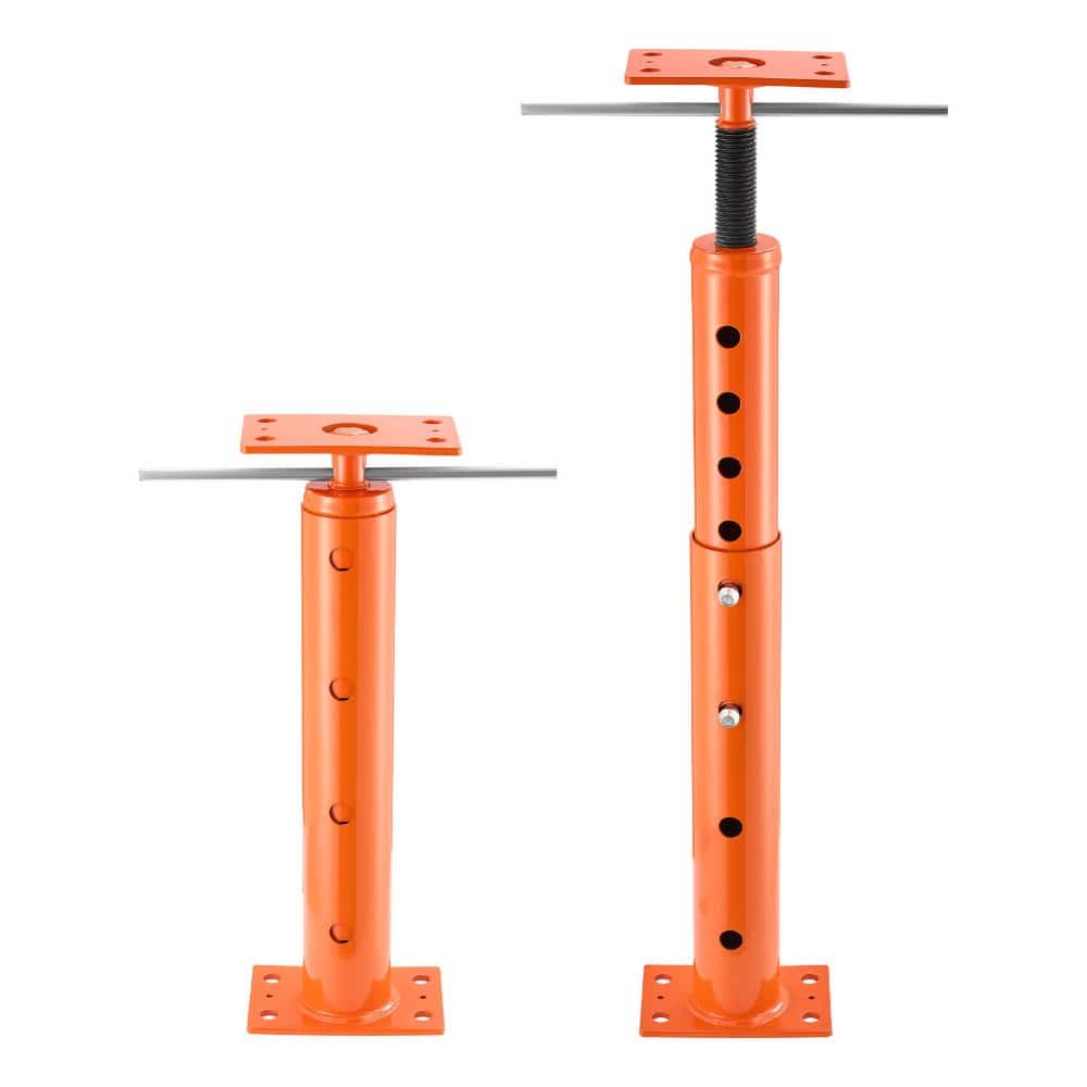 House Floor Jacks 2-Pack, 18000 lbs. Max Load Basement Jack Post, 19-36 in. Telescoping Support Beam