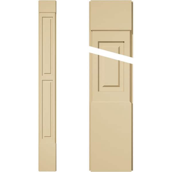 Ekena Millwork 2 in. D x 10 in. W x 96 in. L Primed Polyurethane Pilaster (1- Pack)