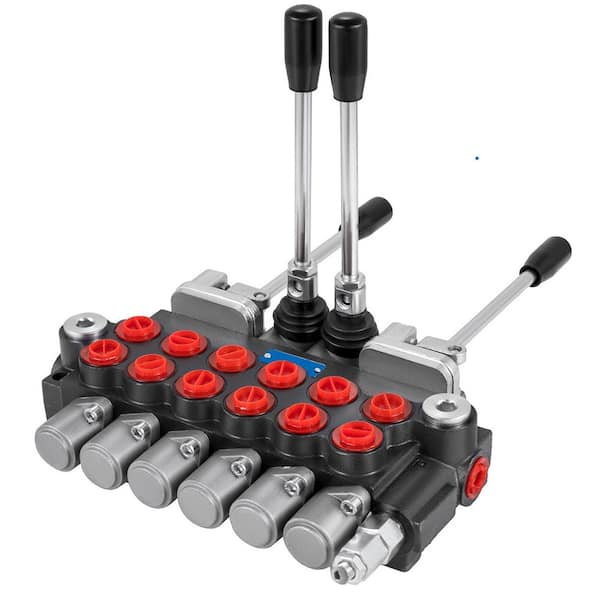 Tuspuzz Hydraulic Directional Control Valve, 1/2 in., 4500 PSI Directional Control Valve, Iron and Aluminum Material