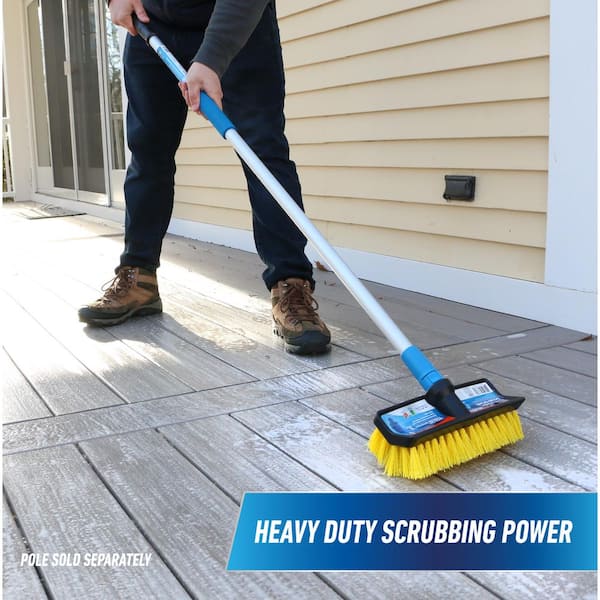 Unger Professional Swivel Grout & Corner Scrub Brush – Compatible with  Threaded Poles, Tough Corners, Grout & Deep Grooves