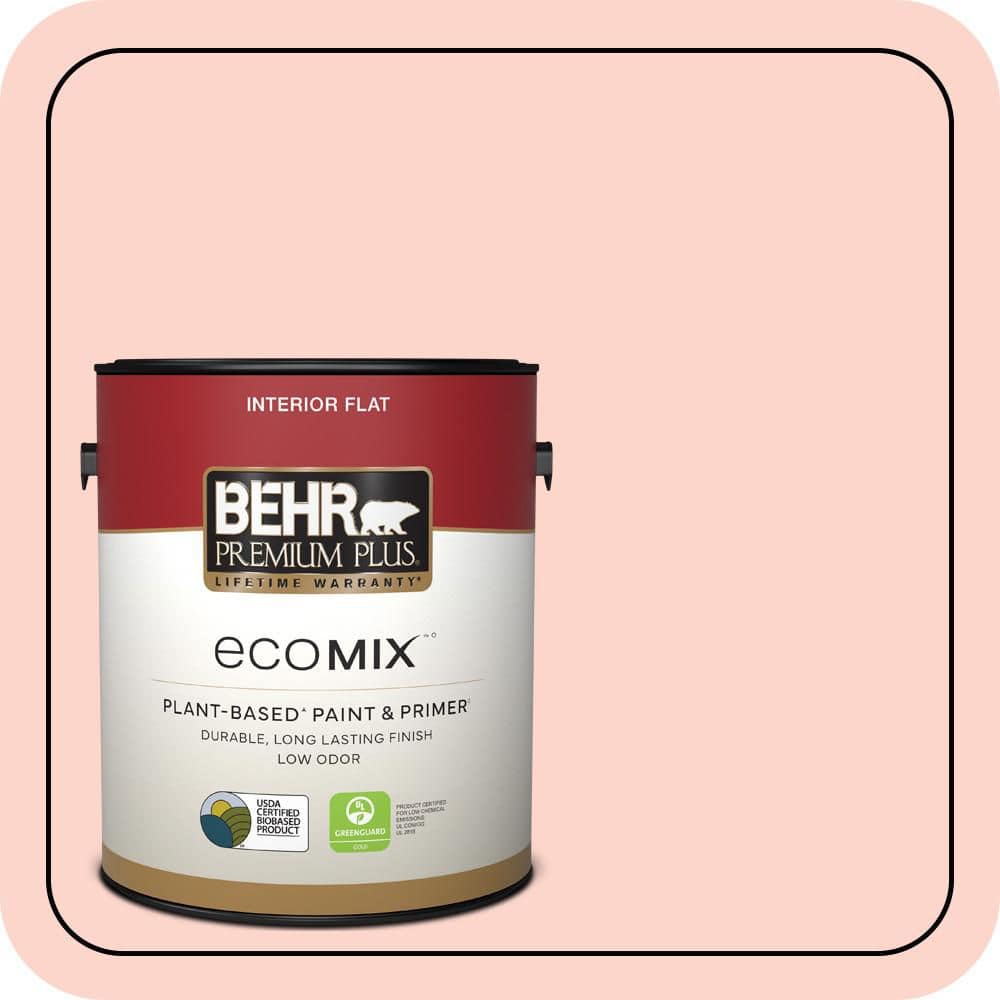 1 gal. #190A-2 Coral Mantle Flat EcoMix Plant-Based Interior Paint & Primer price history on PriceWatchPro