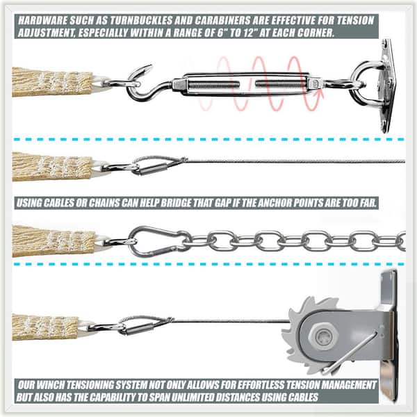 ShadeMart 16 ft. x 16 ft. x 22 ft. Sand Beige Right Triangle Sun