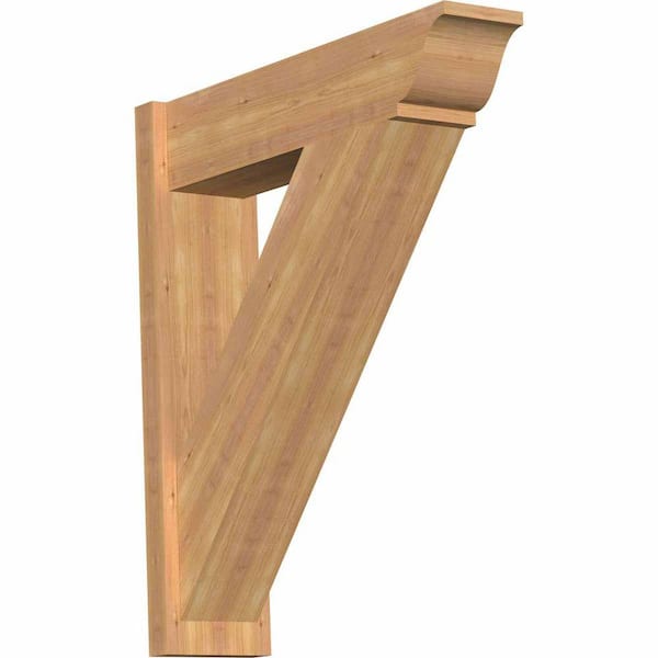 Ekena Millwork 8 in. x 34 in. x 30 in. Traditional Smooth Western Red Cedar Outlooker