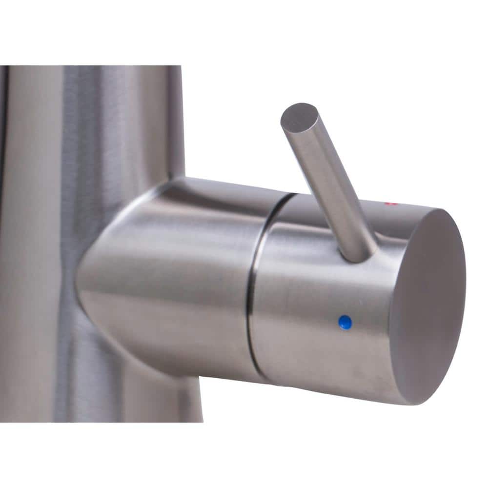 Brushed Stainless Steel Pull Down Kitchen Faucet with Spray