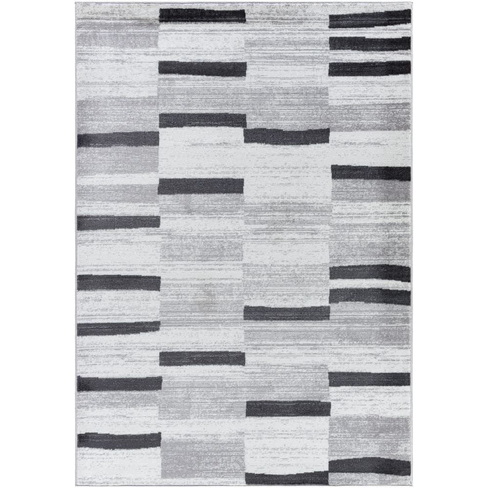 Monte Carlo MNC-2361 7 ft. x 102 in. Black Machine Woven Area Rug price history on PriceWatchPro