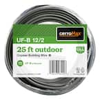 Southwire 25 Ft. 14/2 Gray Solid CU UF-B W/G Wire 13054221