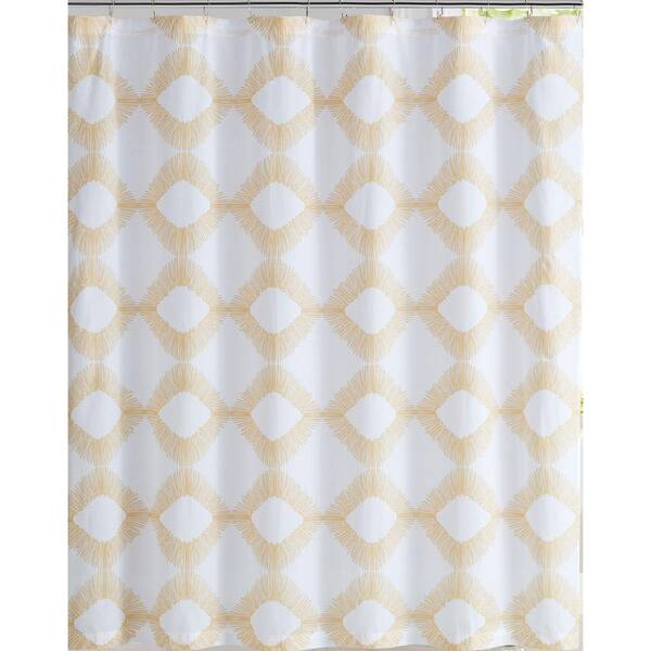 Brooklyn Loom Merill 72 in. Geometric Shower Curtain