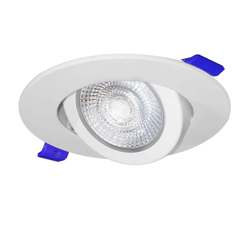 White Aluminum Ultra Slim LED Recessed Ceiling Light