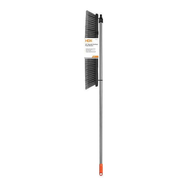 HDX 24 in. Smooth Push Broom 3024FS The Home Depot