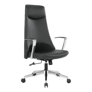 Office Star Mid Back Manager's Chair with Dillon Blue Fabric and Chrome Base