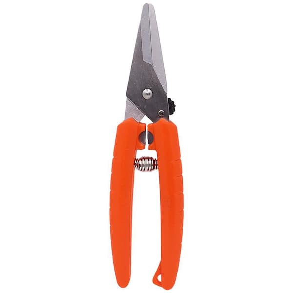 ZENPORT 7.5 in. Serrated Blade Stainless Floral Bunch Cutter