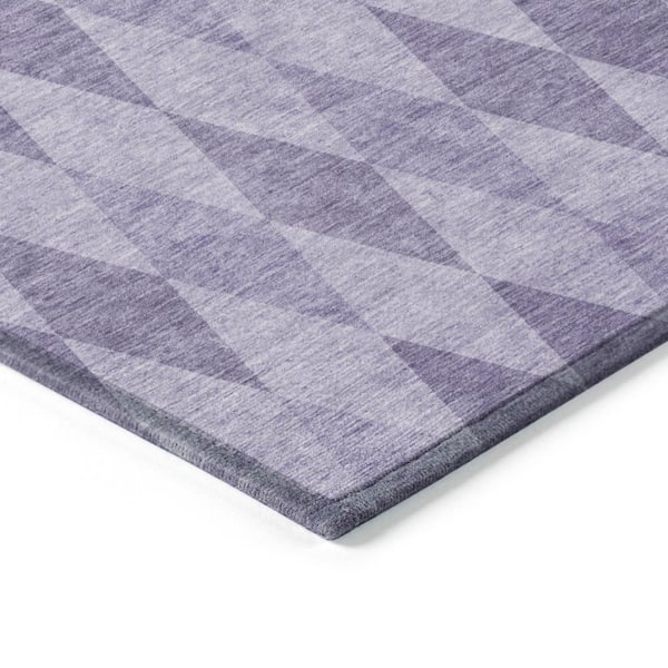 Chantille ACN561 Purple 10 ft. x 14 ft. Machine Washable Indoor/Outdoor Geometric Area Rug