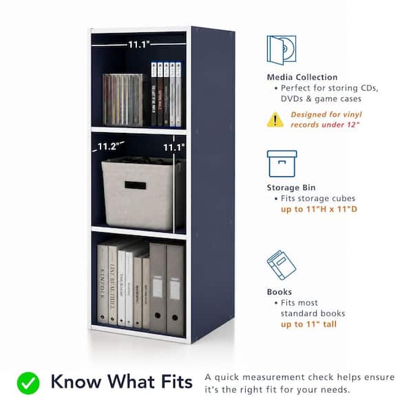 Furniture of America Quincy 23.7 in. Tall Stackable White