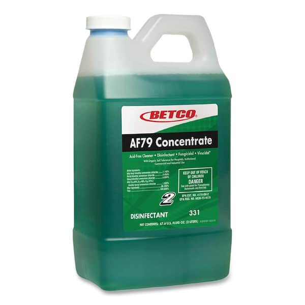 Betco 2l AF79 Acid-Free Ocean Breeze Scent Bathroom All-Purpose Cleaner Concentrate, Bottle (4-Pack)