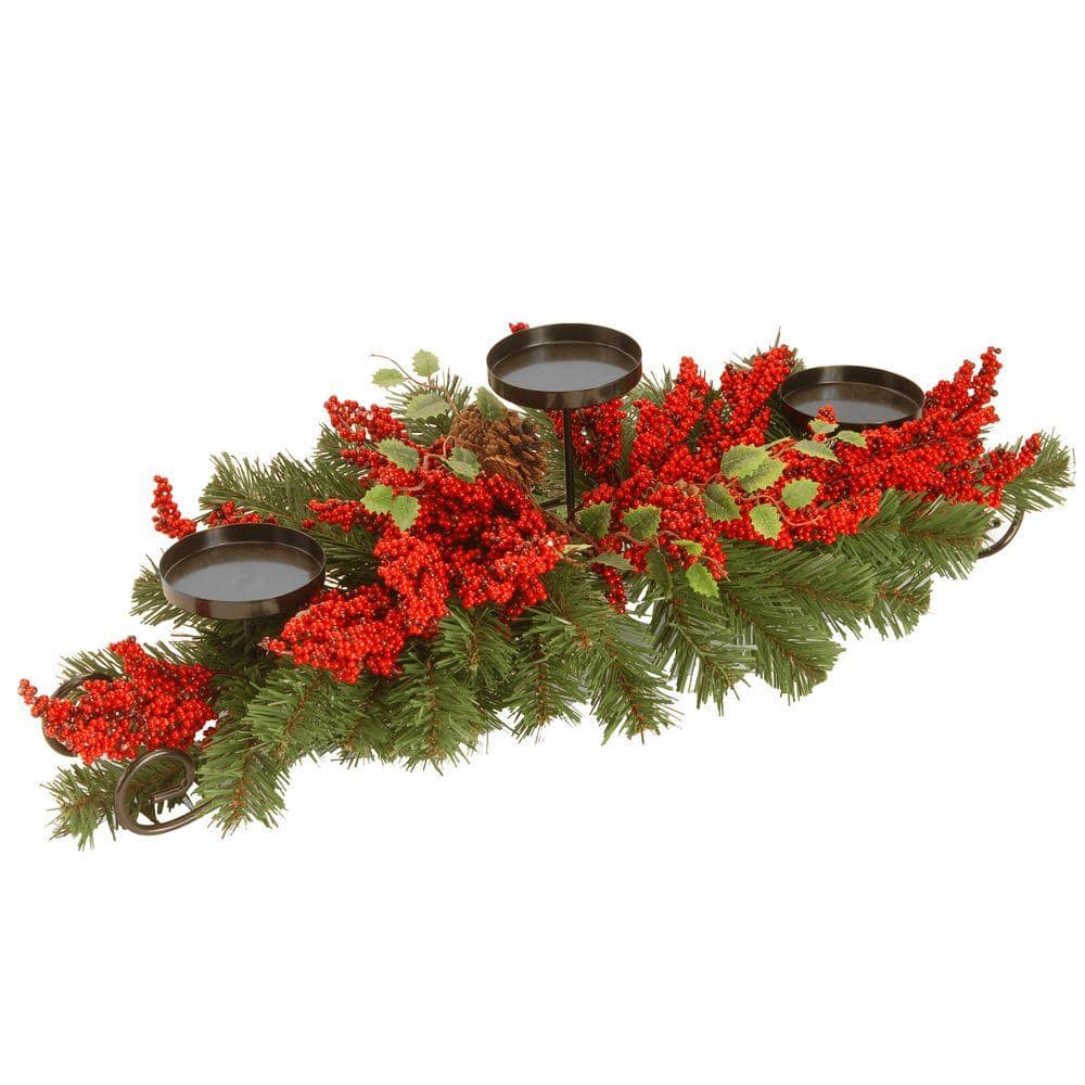 National Tree Company 30 in. Vine Candle Holder ED3-116-30C-B - The ...