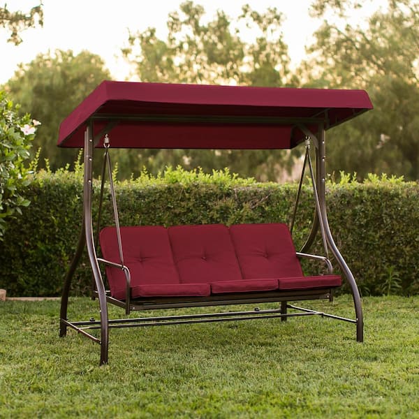 three seat patio swing