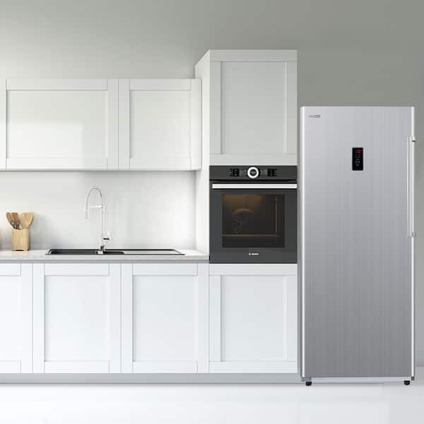 Equator Advanced Appliances Conserv 10-cu ft Counter-depth Built-In  Top-Freezer Refrigerator (Stainless) in the Top-Freezer Refrigerators  department at