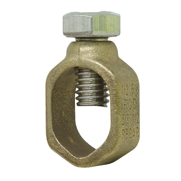 Southwire 5/8 in. Grounding Rod or 1/2 in. Rebar Ground Rod Clamp for #10 SOL/STR - #2 STR Wire