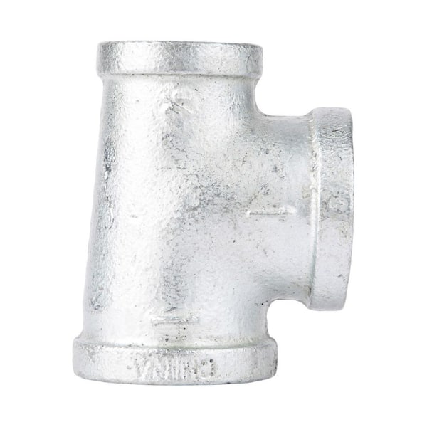1 in. x 3/4 in. x 1 in. Galvanized Iron Reducing Tee
