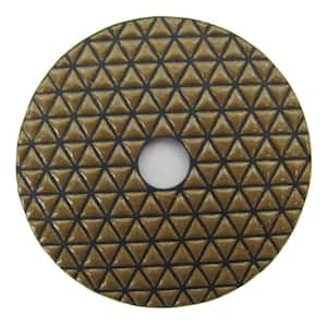 4 in. #800 Dry Diamond Polishing Grit Pad for Stone