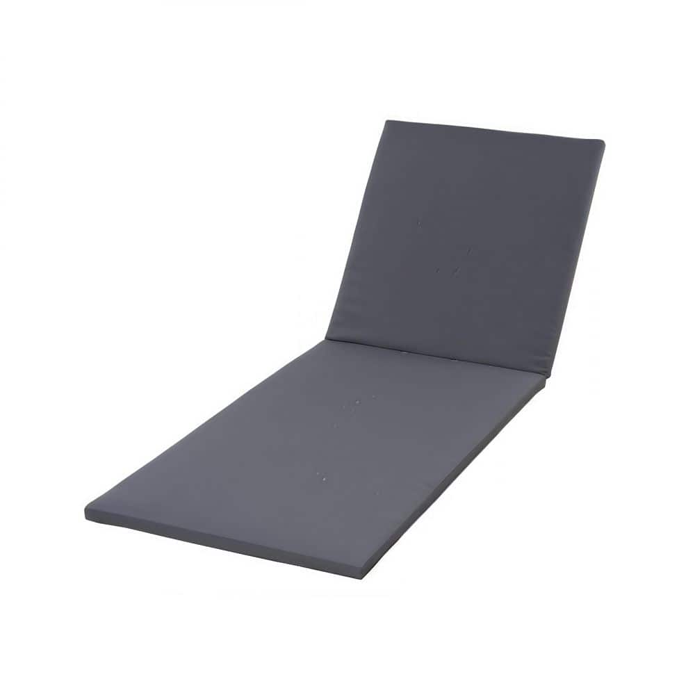 Broadway/ian Chaise Lounge Cushion 76.75 in. x 27.17 in. x 1.57 in. Waterproof Foldable 2-Section Design, Gark Grey price history on PriceWatchPro