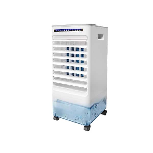 1-7 Hours 4-in-1 Air Conditioner Portable Cooler with Anions Function, Remote Control, Ultra-Quiet Technology