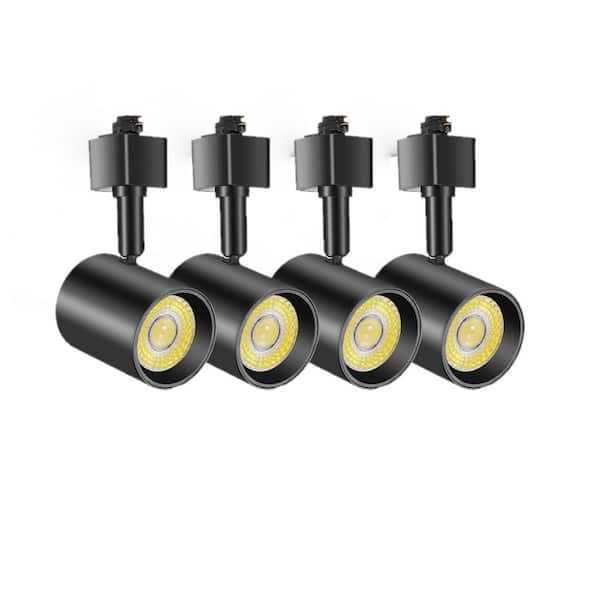 BeamBox Black Integrated LED Linear Track Lighting Cylinder Heads