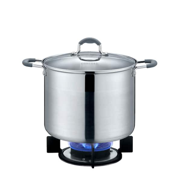 2 Piece Stock Pot Set 58/32 L Stainless Steel