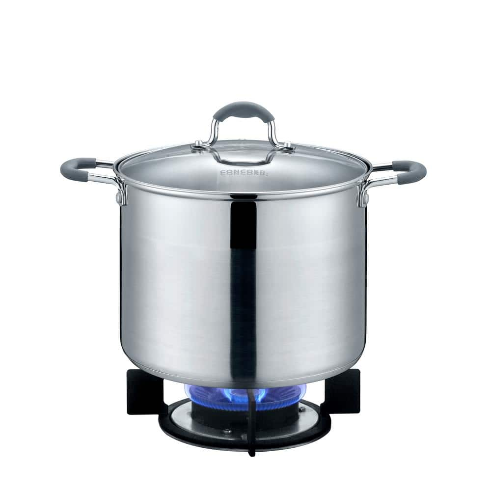 Concord 5 qt. Stainless Steel Stock Pot with Glass Lid NST20 5 The Home Depot