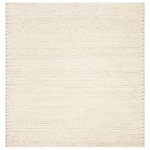 Natura Ivory 6 ft. x 6 ft. Square Gradient Solid Area Rug