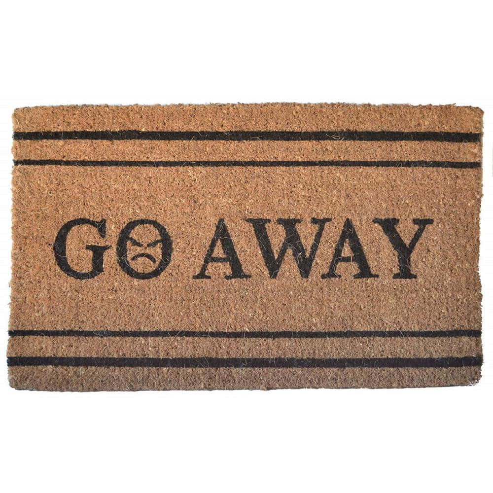 Make go away. Коврик придверный go away. Коврик придверный уходите. Go away Doormat. Коврик придверный кокосовое волокно.