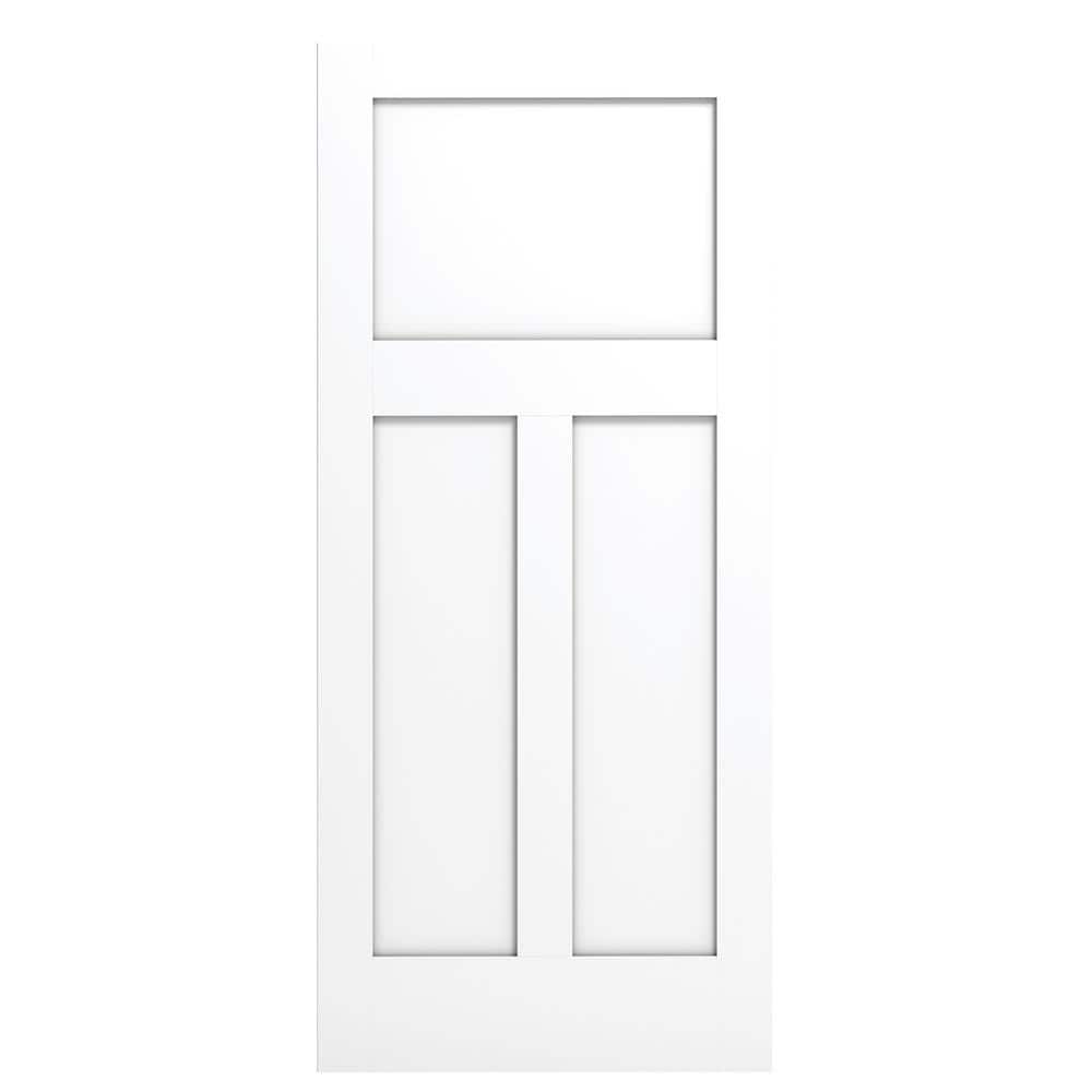 Alexandria Moulding 2668 30 in. W x 80 in. H 3-Panel Craftsman