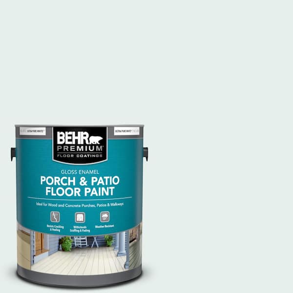 1 gal. #730E-1 Polar White Gloss Enamel Interior/Exterior Porch and Patio Floor Paint