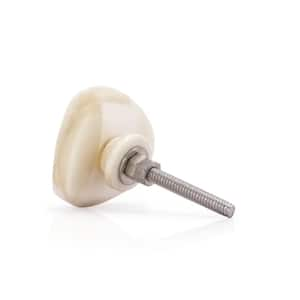 Eclipse 1-1/2 in. (38 mm) Cream Cabinet Knob