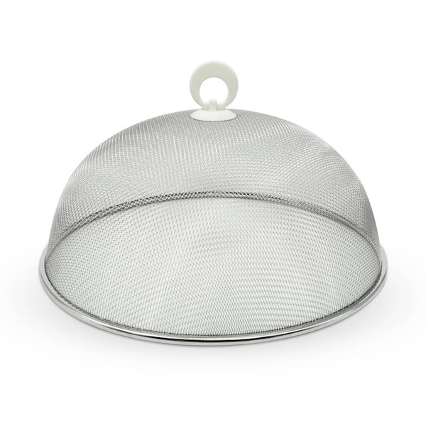 ExcelSteel 12 in. Stainless Steel Dome Food Cover Lid
